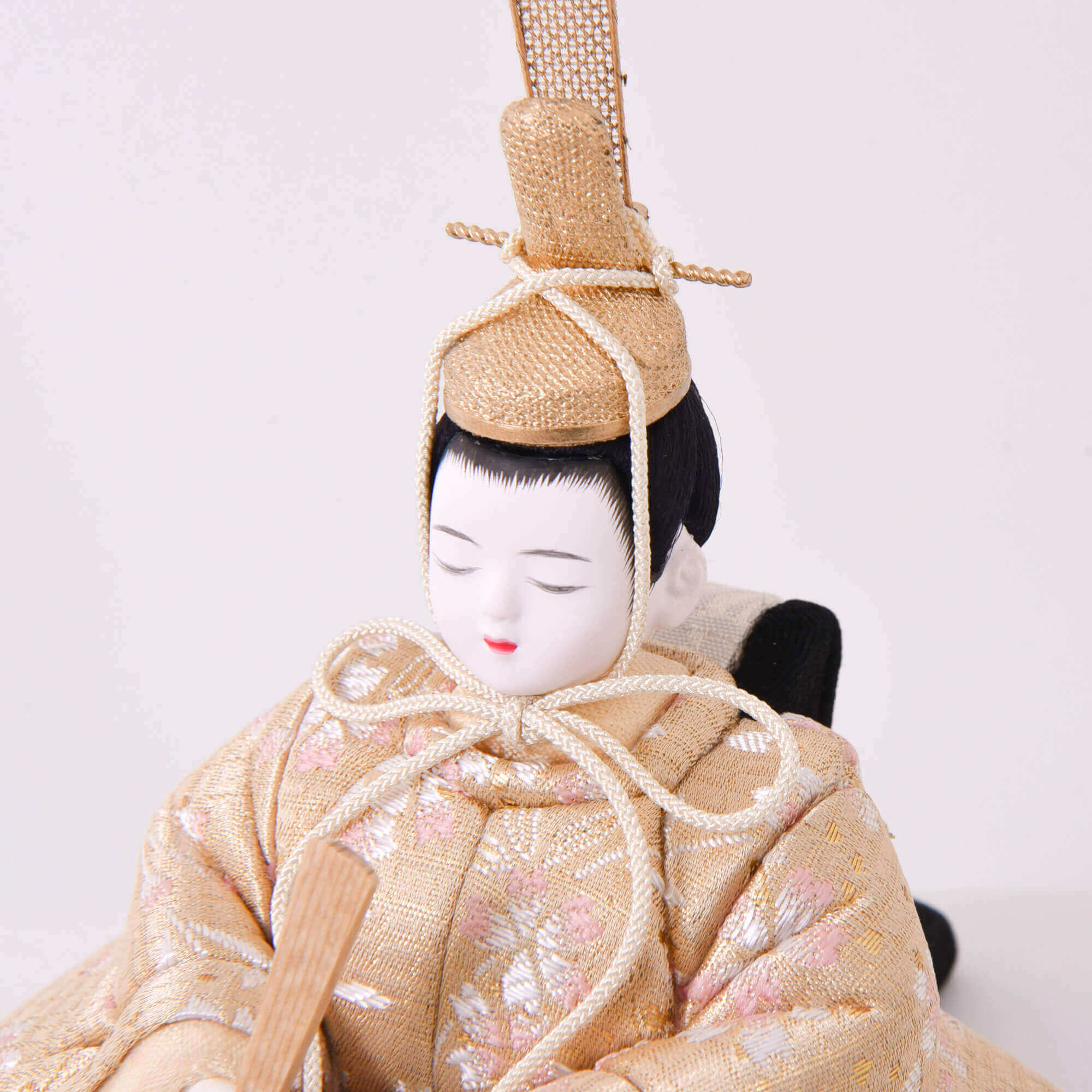 きめこみ人形 一秀作 桃山雛 西陣織金襴 - 雛人形・五月人形・羽子板 
