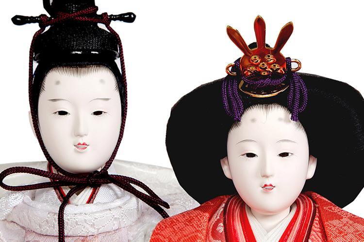 お顔について 石倉のひな人形