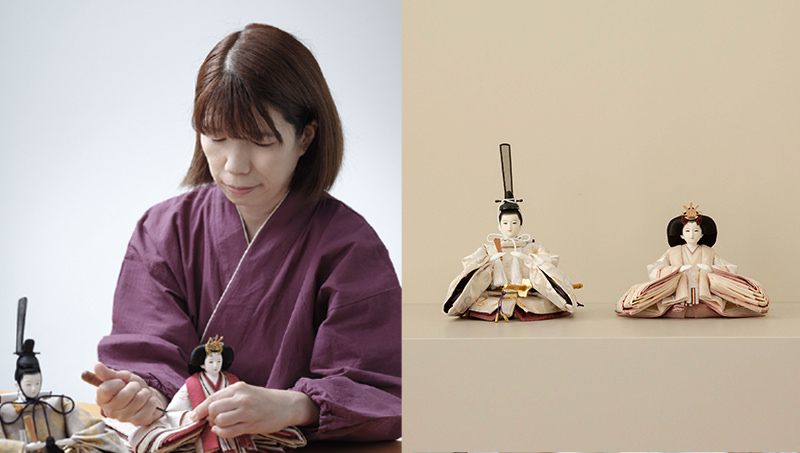 ひな人形|輪奈唐織|相良刺繍 - 雛人形・五月人形・羽子板 ひな人形|輪奈唐織|相良刺繍 - 雛人形・五月人形・羽子板